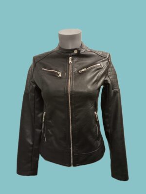 Veste simili cuir femme