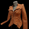 Veste-perfecto simili cuir femme