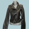 Veste-perfecto simili cuir femme