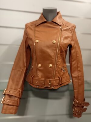 Veste-perfecto simili cuir femme