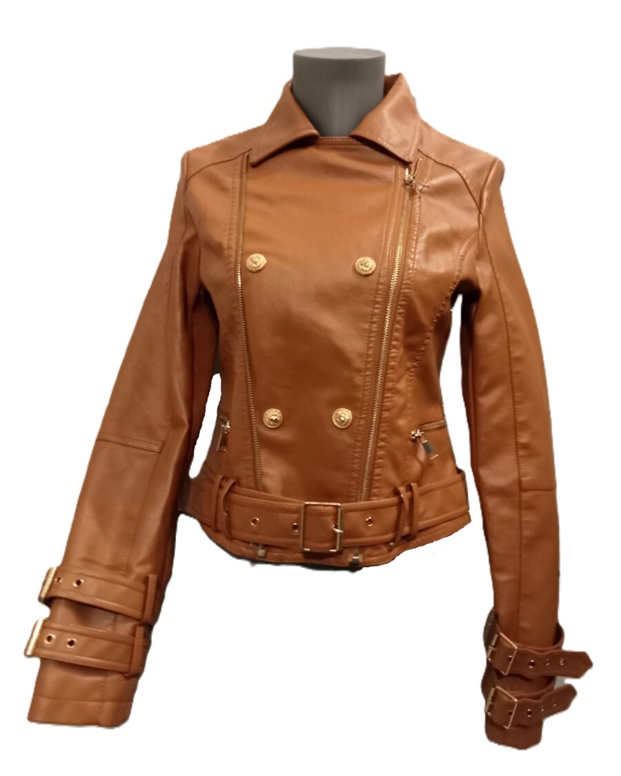 Veste-perfecto simili cuir femme