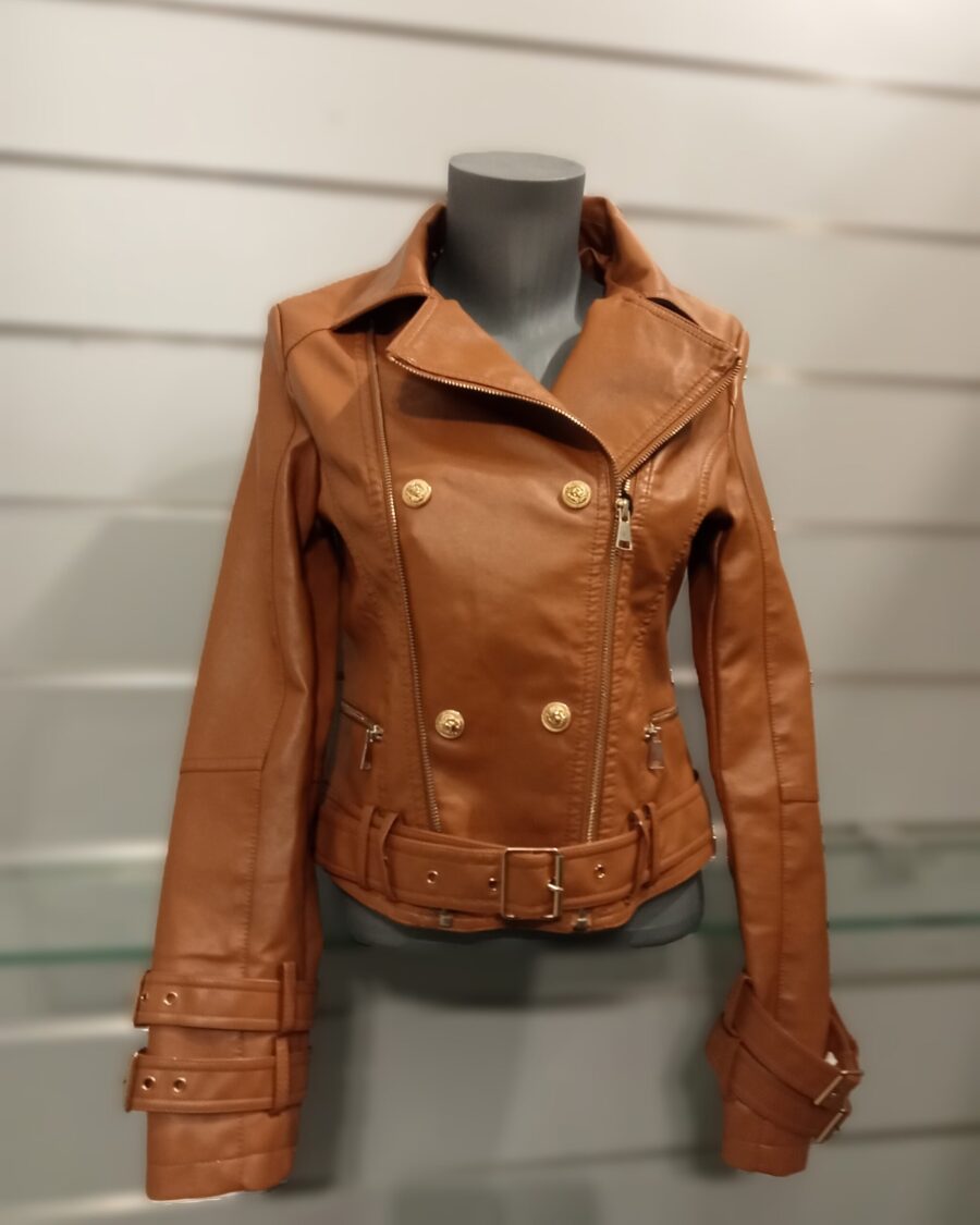 Veste-perfecto simili cuir femme