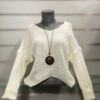 Pull Femme avec collier sautoir