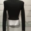 Pull Femme Crop Top col zippé