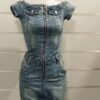 Robe en jean Original Denim, zippée, large col