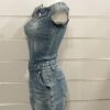 Robe en jean Original Denim, zippée, large col