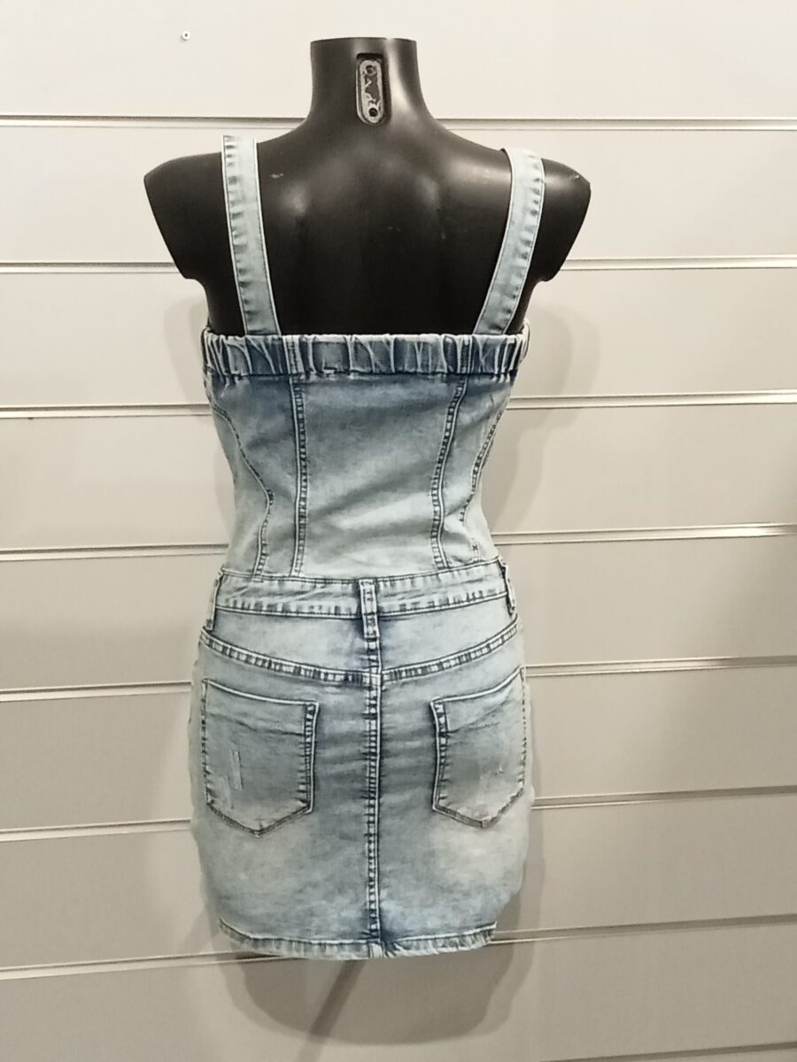 Robe en jean Original Denim, multi-zips, sans manches