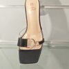 Chaussures Femme, mules Femme, lanière plexi, talon transparent