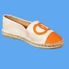 Chaussures Femme, espadrilles simili cuir, talon plat