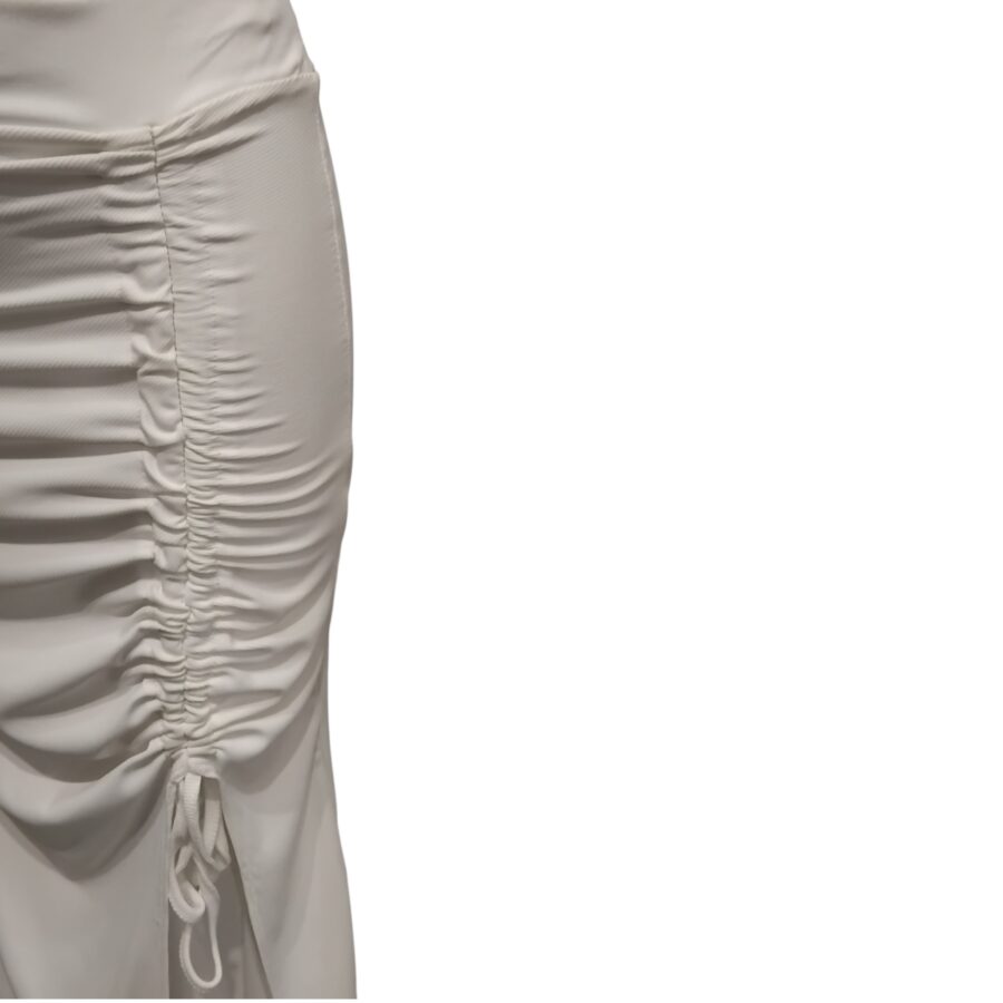 Ensemble jupe longue et crop top, 2 pièces, poitrine rembourrée