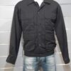 Veste Homme, Veste Saharienne, Col Chemise, Noir, John H