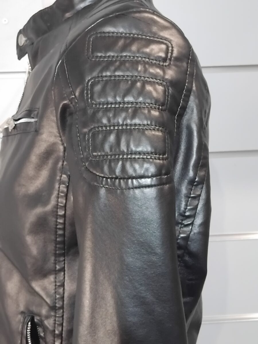 Veste Homme, Blouson homme, simili cuir, poches zippées