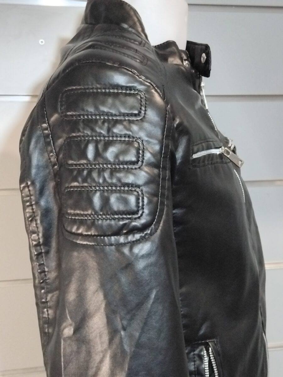 Veste Homme, Blouson homme, simili cuir, poches zippées