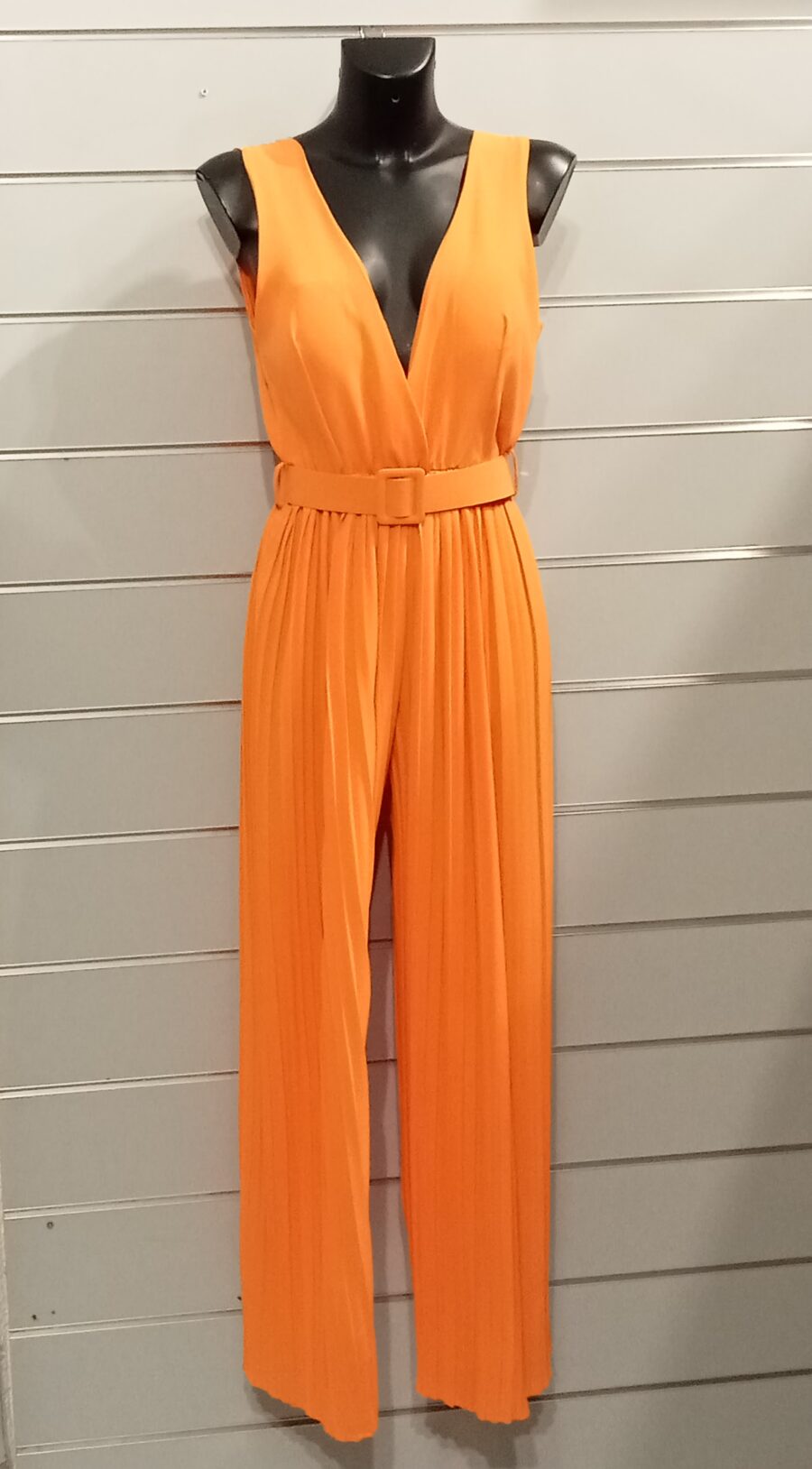 Combinaison Femme, Sans Manches, Plissée, Jumpsuit, Poitrine rembourrée