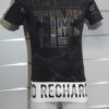 T-shirt Homme, fashion, t-shirt AXI, logo en strass, bas blanc