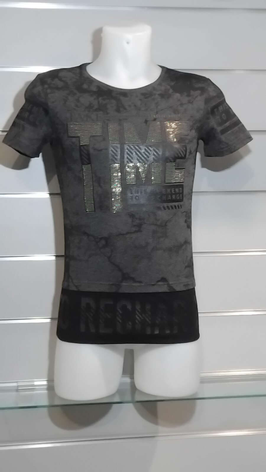 T-shirt Homme, fashion, t-shirt AXI, logo en strass