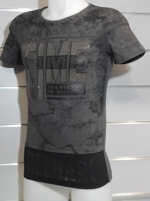 T-shirt Homme, fashion, t-shirt AXI, logo en strass