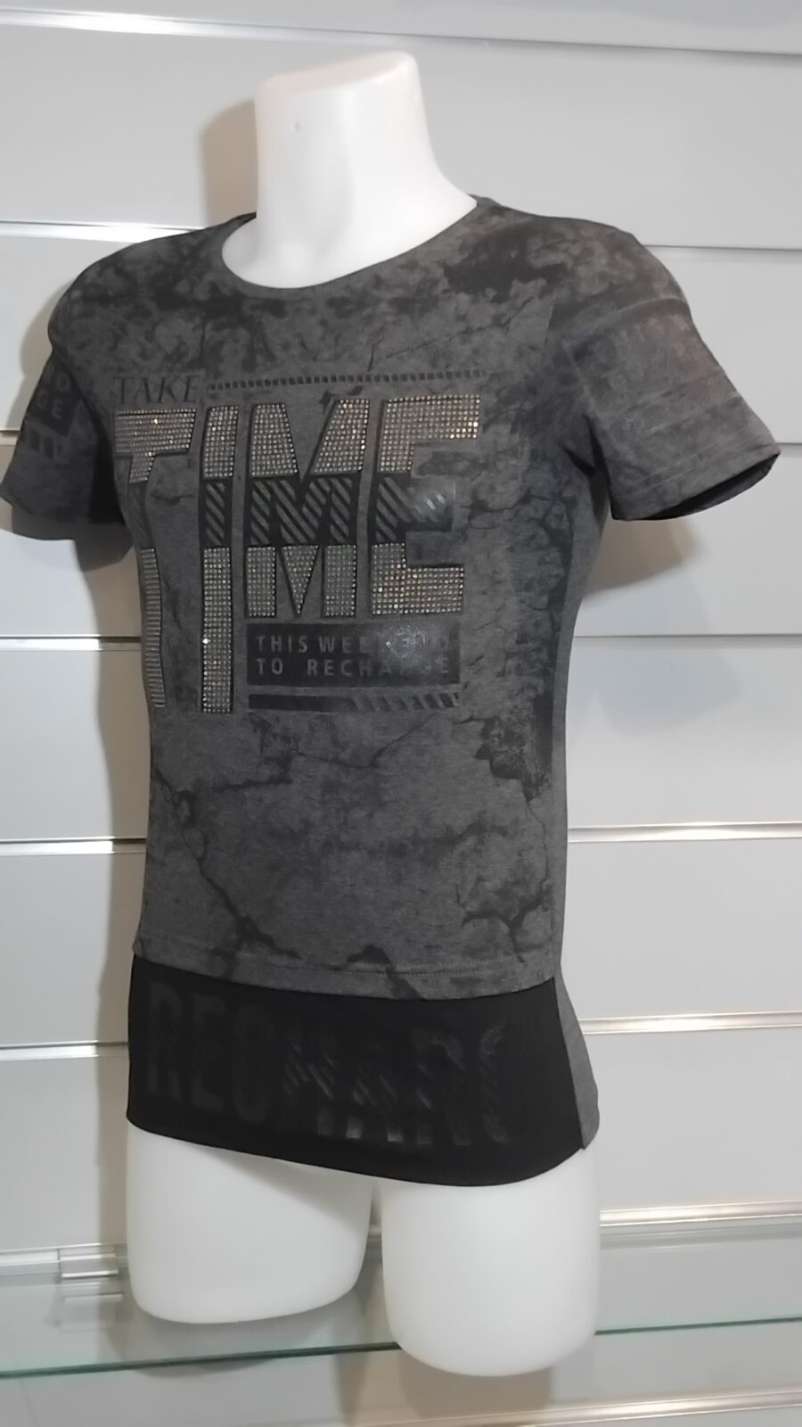 T-shirt Homme, fashion, t-shirt AXI, logo en strass