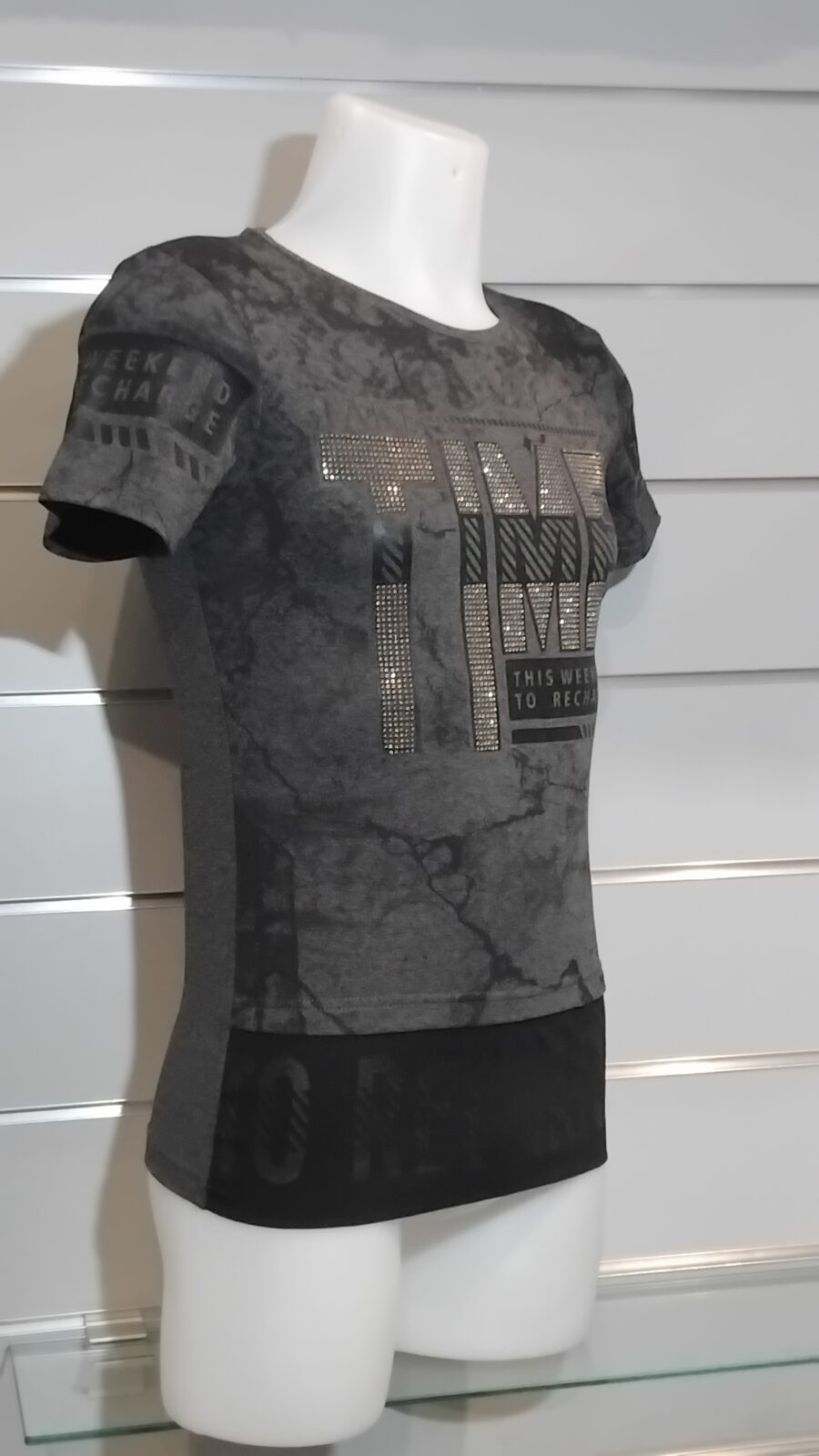 T-shirt Homme, fashion, t-shirt AXI, logo en strass