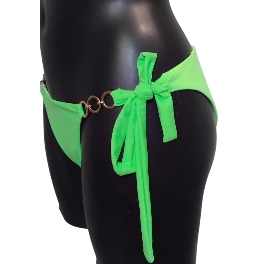 Maillot de bain Femme, bikini 2 pièces, bijou poitrine, logo étoile de mer, vert