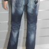 Pantalon Homme, Jean déchiré, destroy, à empiècement, fermeture à zip