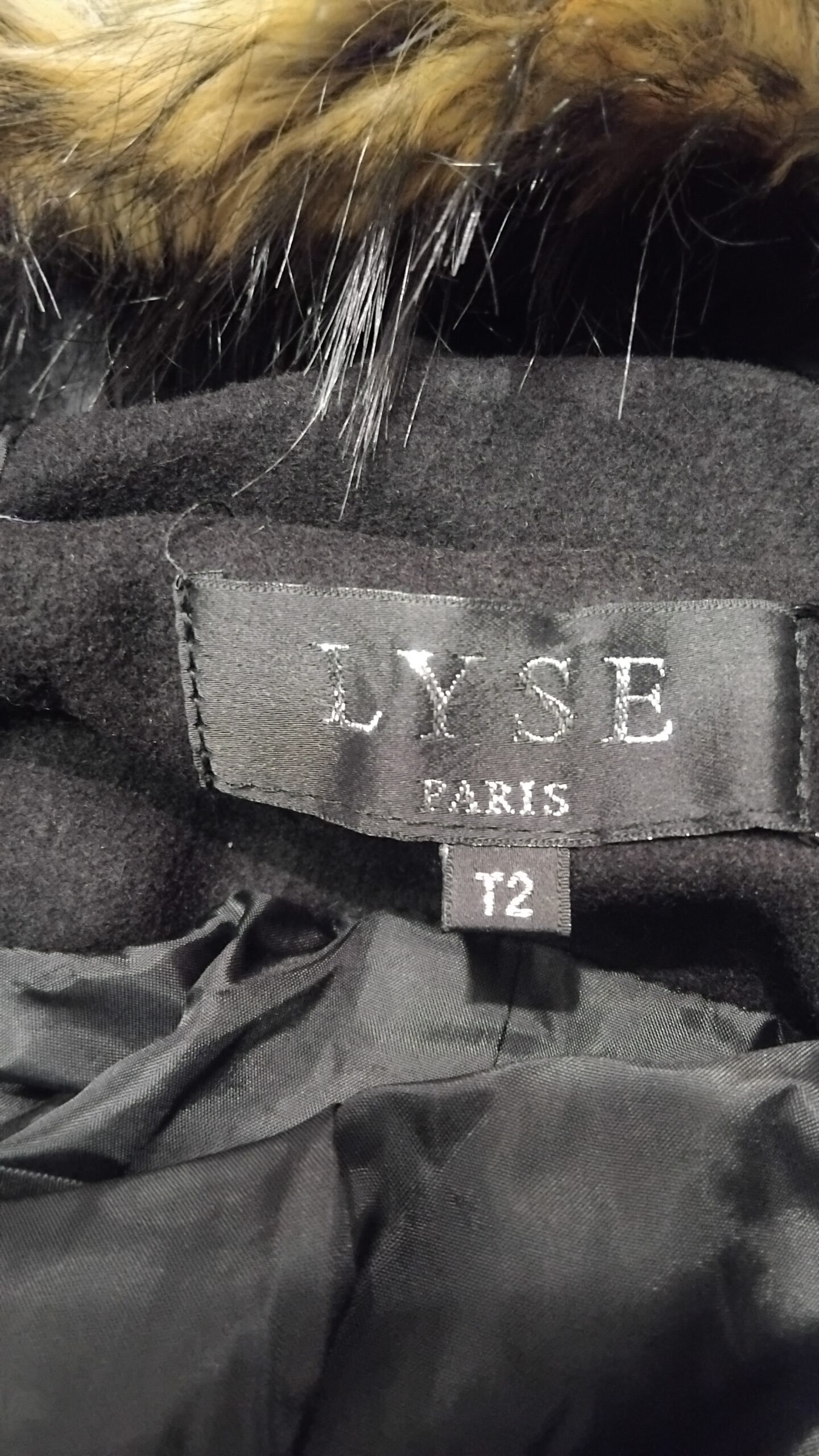 Manteau pour Femme, Veste Femme, Parka Femme,similicuir, Fermeture asymétrique, Capuche avec fourrure – Image 14